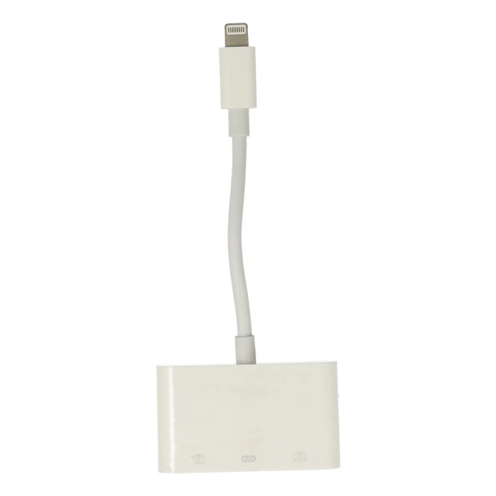 APR23 Iphone Otg 3in1 - Beyaz