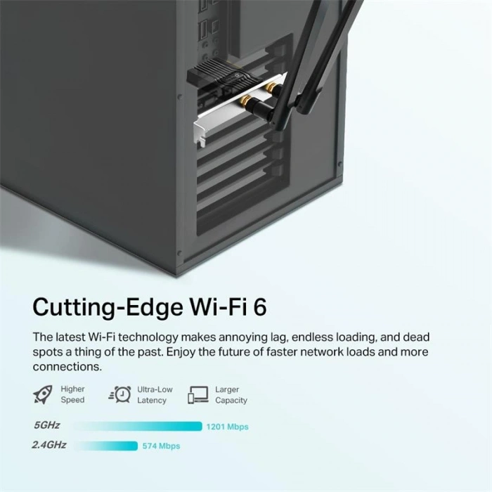 ARCHER TX20E AX1800 WIFI6 BLUETOOTH 5.2 PCIE ADAPTOR