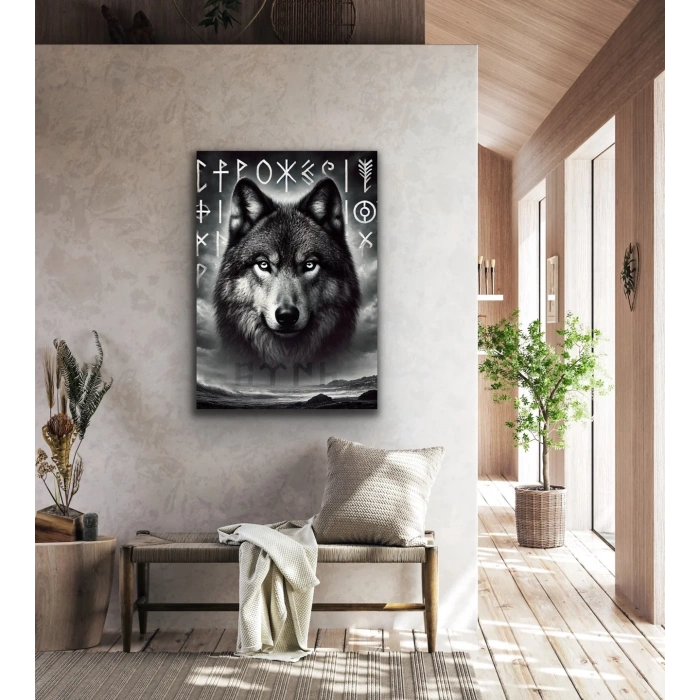 Asil Kurt Kanvas Tablo 70x100cm