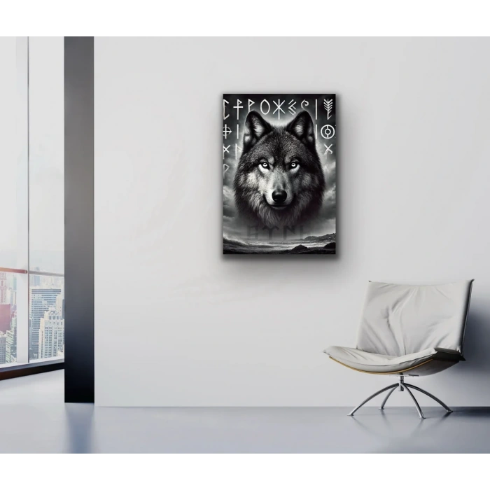 Asil Kurt Kanvas Tablo 70x100cm