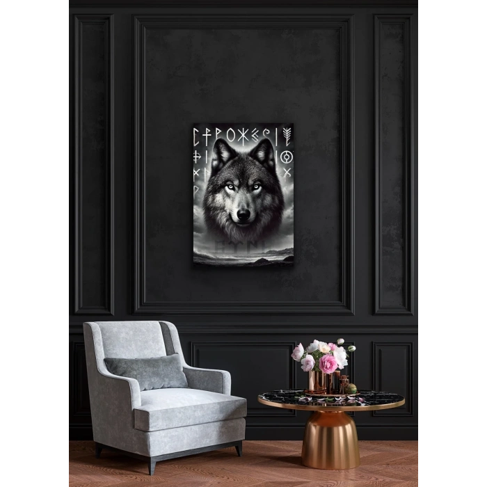 Asil Kurt Kanvas Tablo 70x100cm