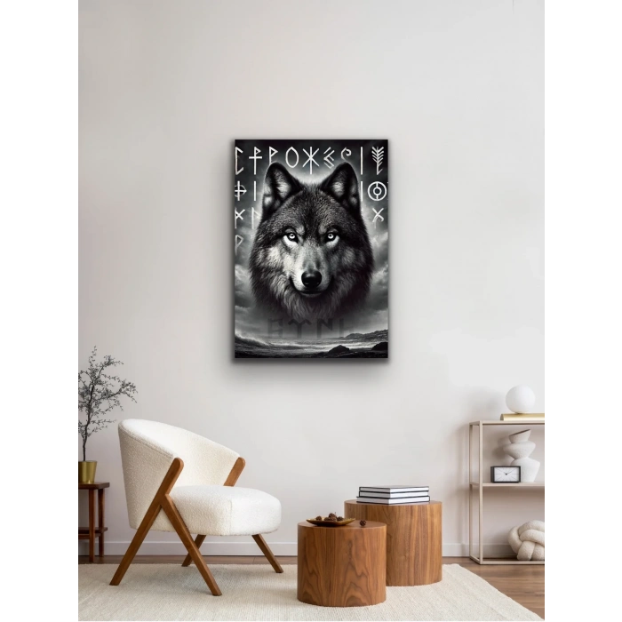 Asil Kurt Kanvas Tablo 70x100cm