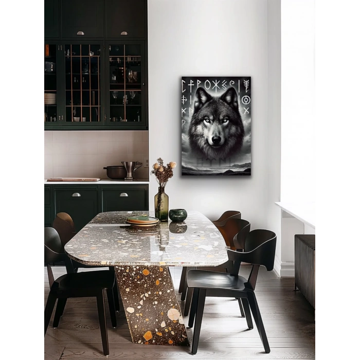 Asil Kurt Kanvas Tablo 70x100cm