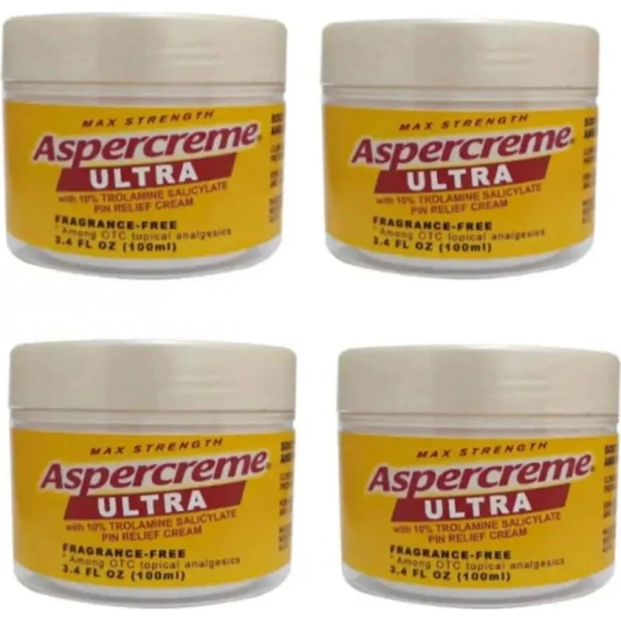 Aspercreme Ultra Masaj Kremi 100 ml x 4 Adet