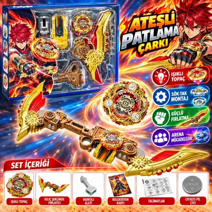 AUL664123 ATEŞLİ PATLAMA ÇARKI