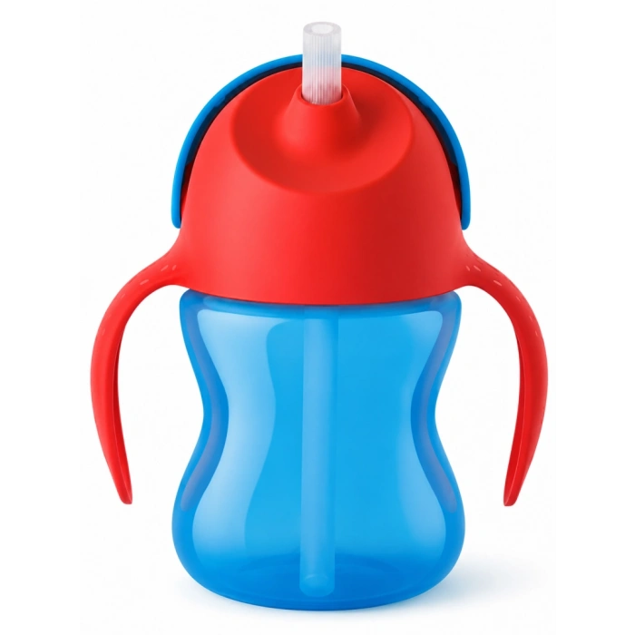 Avent Desenli Pipetli Bardak 200 ml Erkek