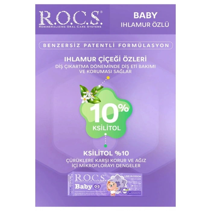 .Baby Diş Macunu 0-3 Yaş 35 ml Ihlamur