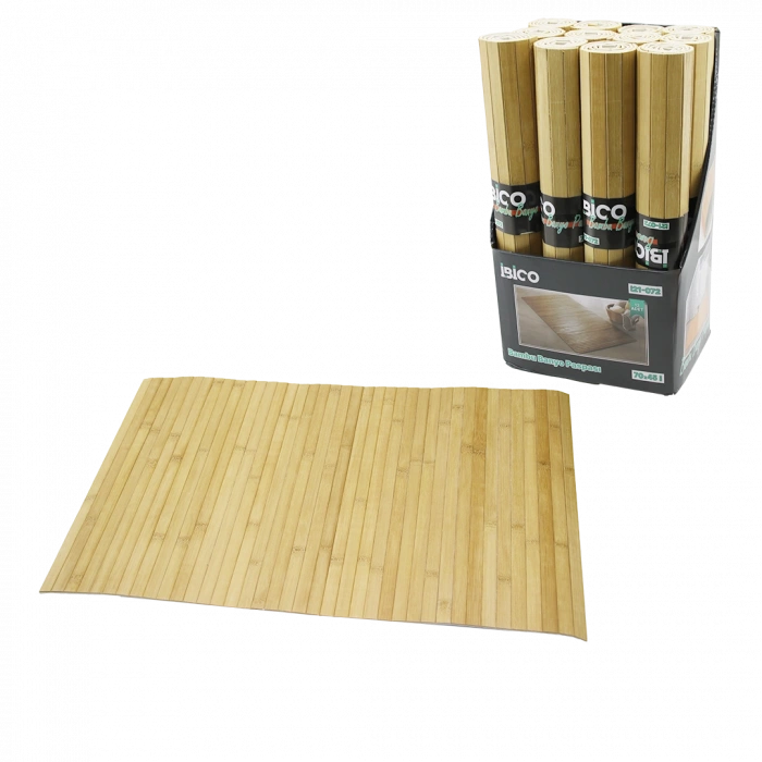 Bambu Çubuklu Kaydırmaz Banyo Paspası