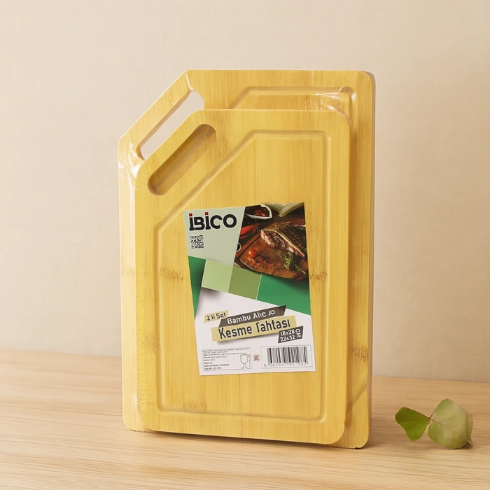 Bambu Kesme Tahtası 2li Set (18x28 & 22x32 cm)
