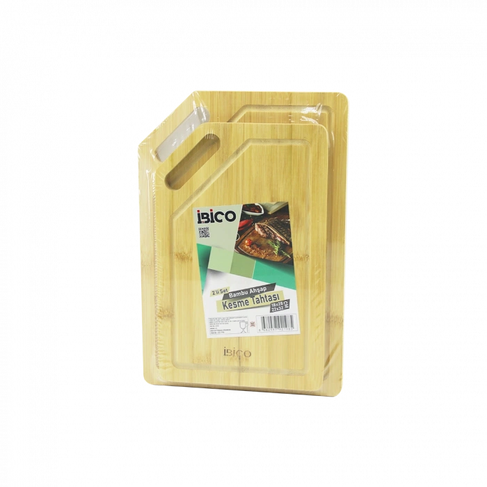 Bambu Kesme Tahtası 2li Set (18x28 & 22x32 cm)