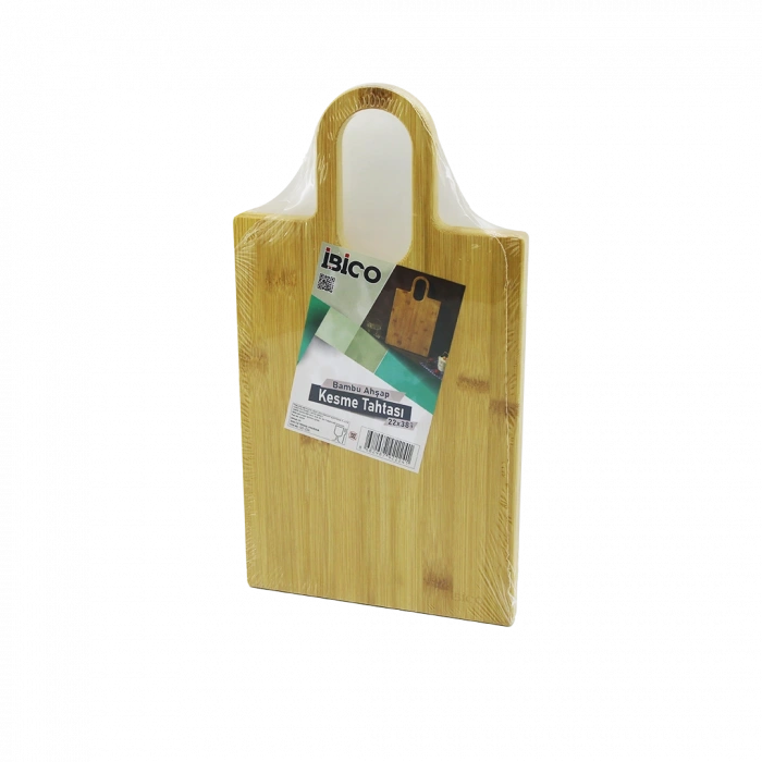 Bambu Kesme Tahtası Oval Kulplu 20x37 cm