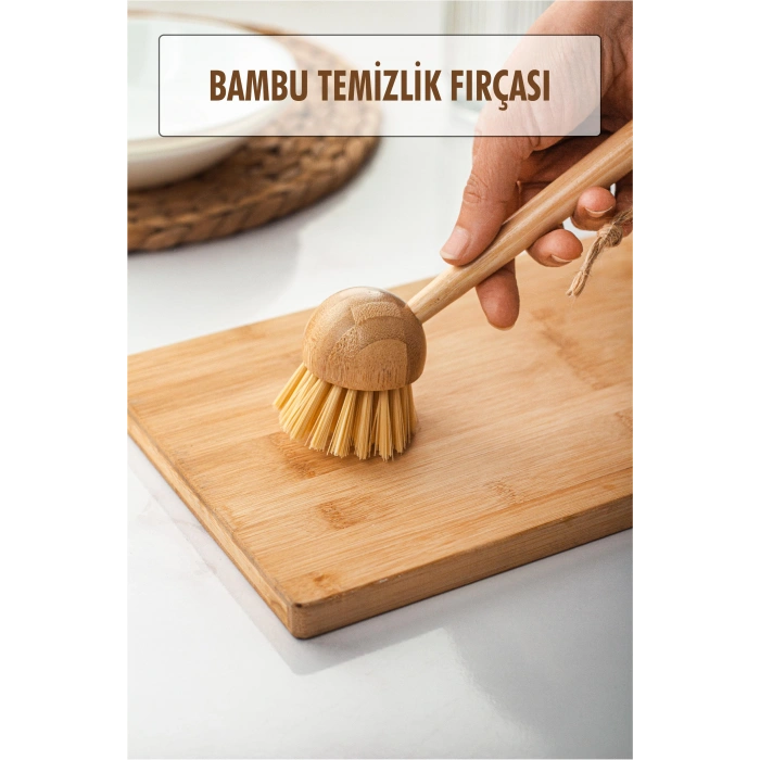Bambu Temizlik Fırçası