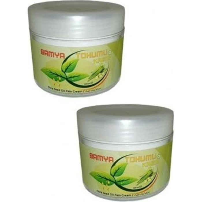 Bamya Tohumu Kremi Rahatlatma Masaj Kremi 100 ml x 2
