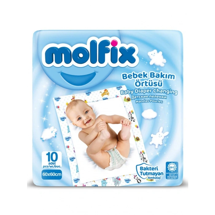Bebek Bakım Örtüsü 60x60 10 Adet