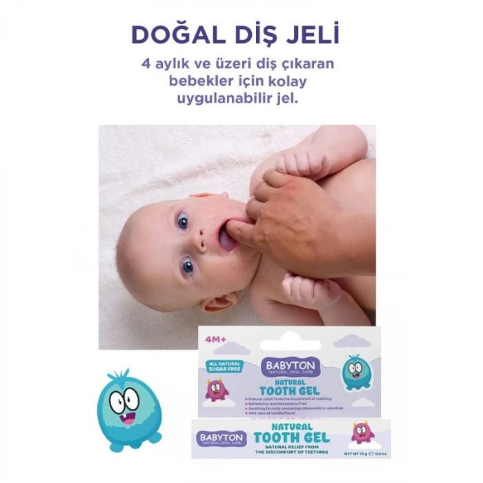 Bebekler İçin Doğal Diş Jeli