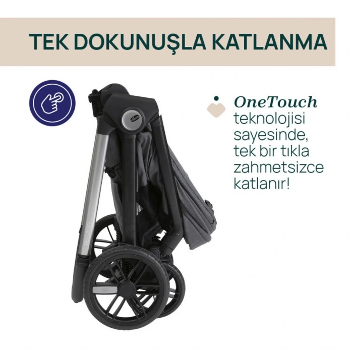 Bellagio Bebek Arabası Black Satin