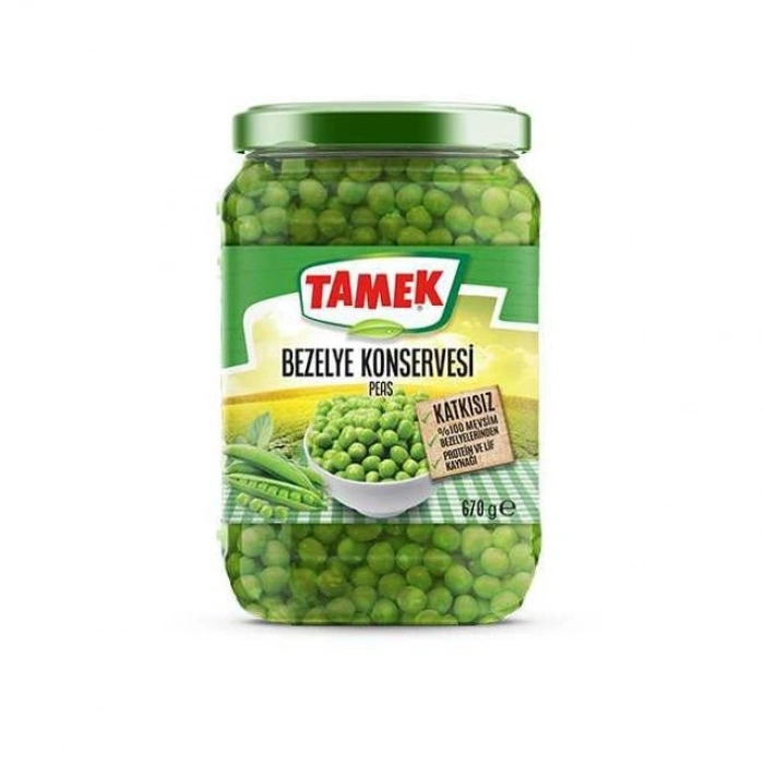 Bezelye Cam 670gr 1 Adet