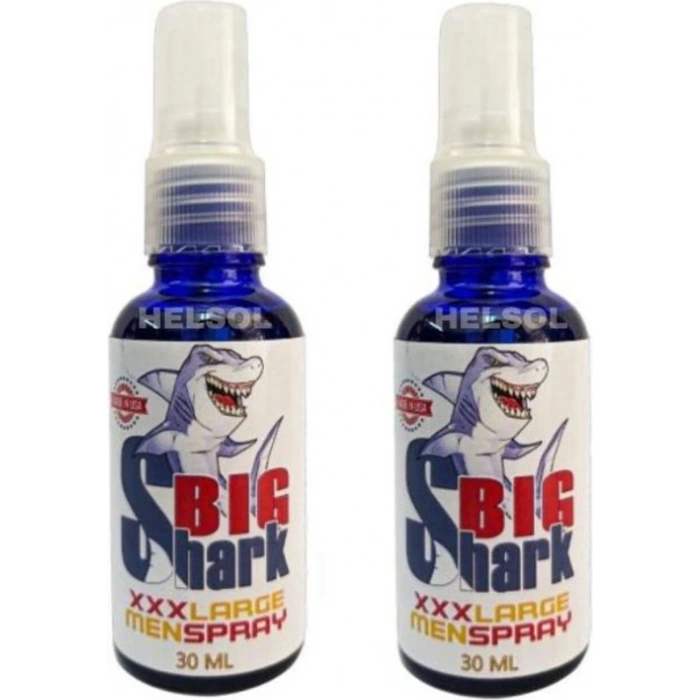 Big Shark Bakım ve Masaj Spreyi 30 ml x 2 Adet