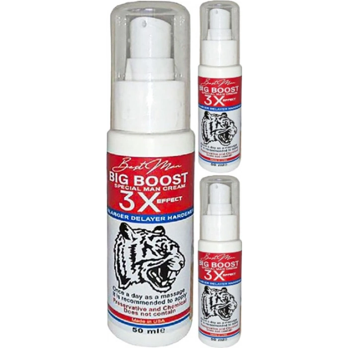 Bigboost Cream 3 Adet Erkek Uzun-Kalın-Sert- Bakım Kremi 50 ml