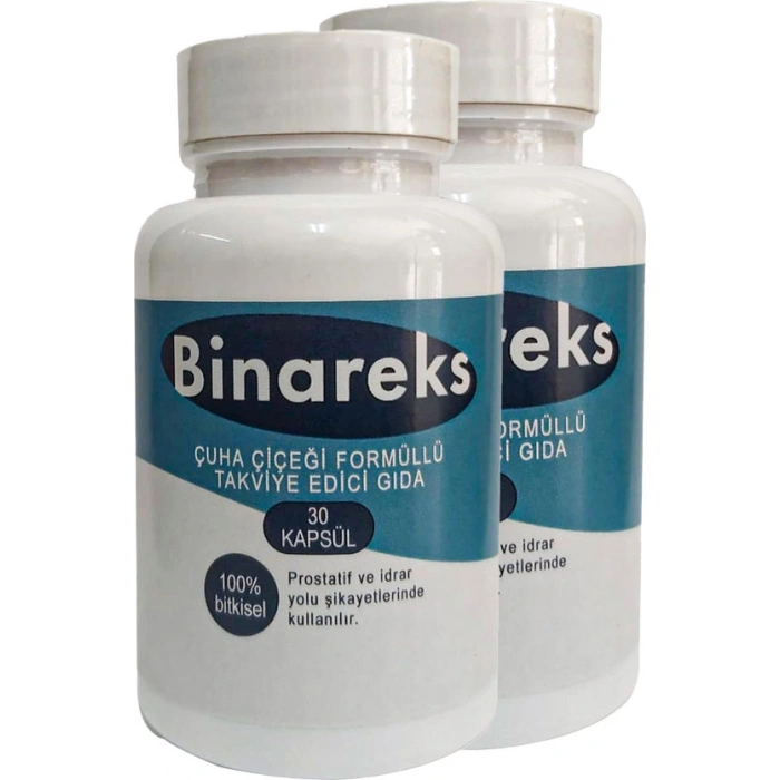 Binarex Çuha Çiçeği Formüllü RIVERX:032 2AD.ET Birden Pro.stat 30 Lu Caps / Erkeklere Özel 30LU Pro.stat Ürünü 2 Adet