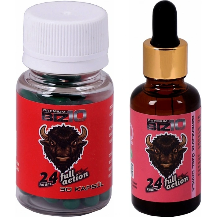 Bizon 600mg 30Lu Ve Bizon Kadın Damla 30 Ml