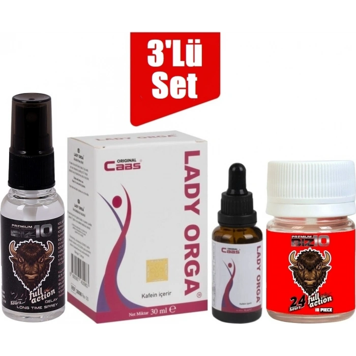 Bizon Sprey Caas Lady Orga Kadin Kadın Damla Bizon 100MG 10lu