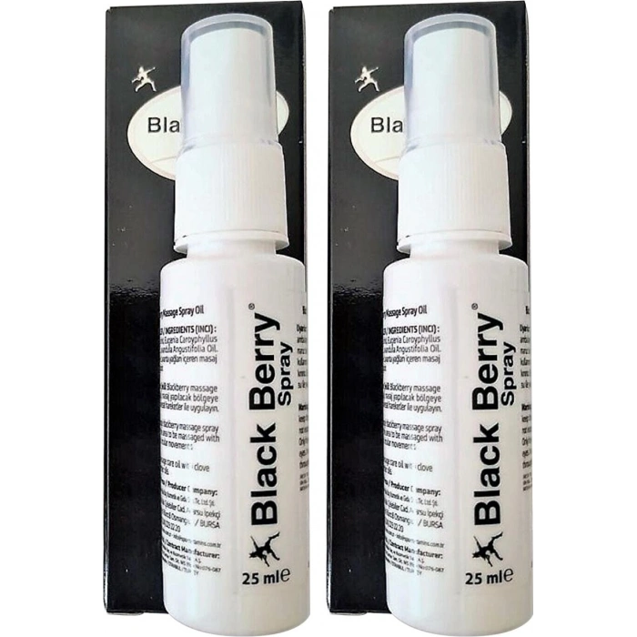 Black Berry Masaj Sprey 2li Paket