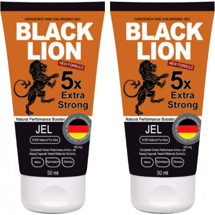Black Lion 2 Adet Erkeklere Özel Maçalı Ginsengli Krem 50 ml