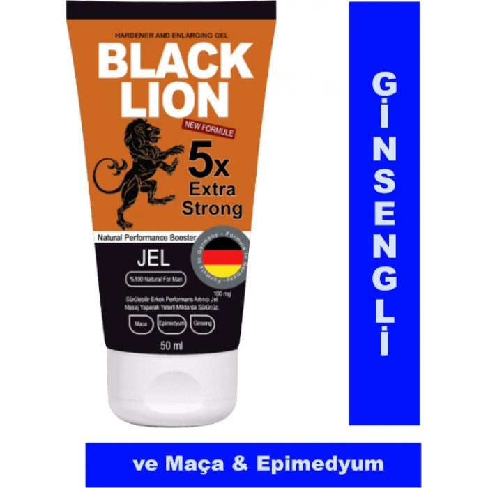 Black Lion Erkeklere Özel Maçalı Ginsengli Krem 50 ml