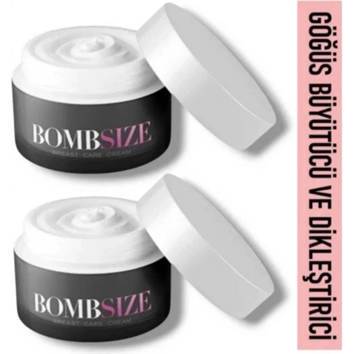 Bombsize Kadınlara Özel Göğüs Bakım Kremi 50 ml x 2 Adet