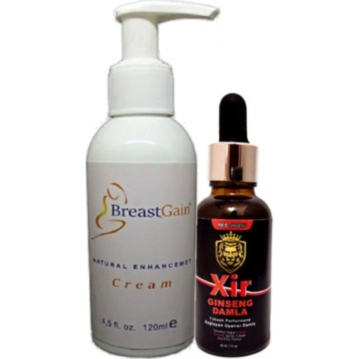 Breast Gain Breast Gain Krem 120 ml + Xir Bay Bayan Özel Karışım Içecek 30 ml