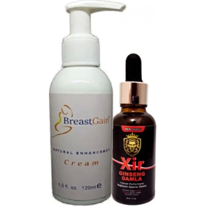 Breast Gain Krem 120 ml + Xir Bay Özel Karışım Içecek 30 ml