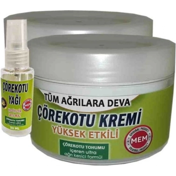 Buğz Mem Çörek Otu Kremi 2 Adet - Çörek Otu Yağı Hediye