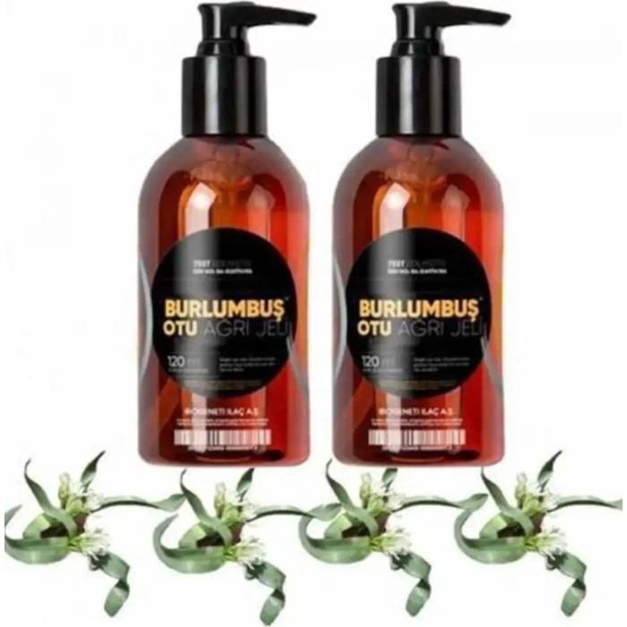 Burlumbuş Otu Vücut Masaj Jeli 120 ml 2 Adet