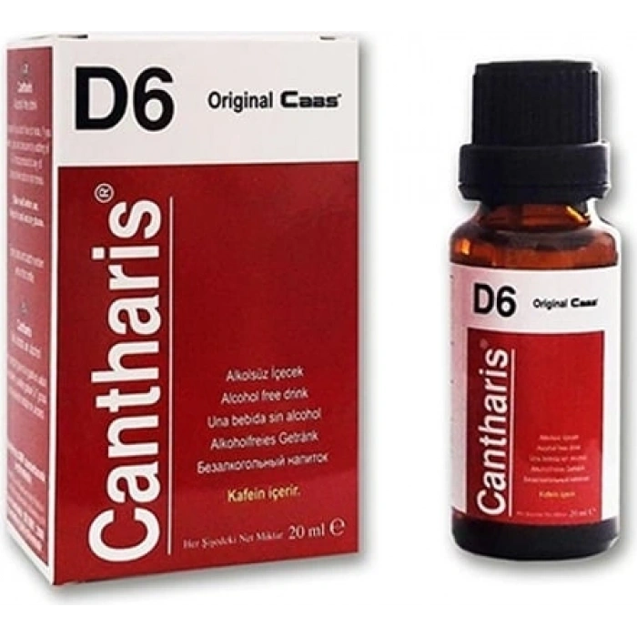 Caas Cantharis D6 Kadın Libido Artırıcı Damla 20 ml