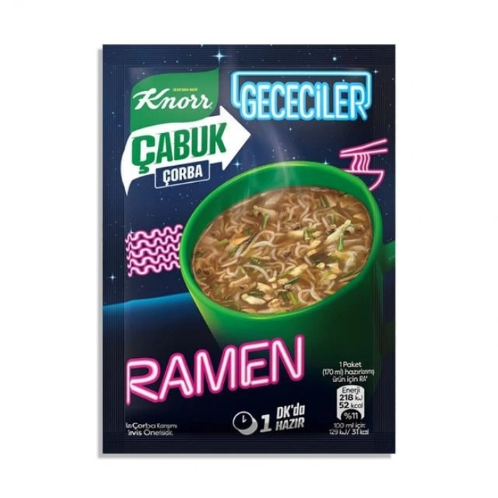 Çabuk Çorba Ramen 17gr 1 Adet