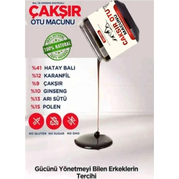 Çakşır Otu Macunu Erkeklere Çok Özel Macun Mucize