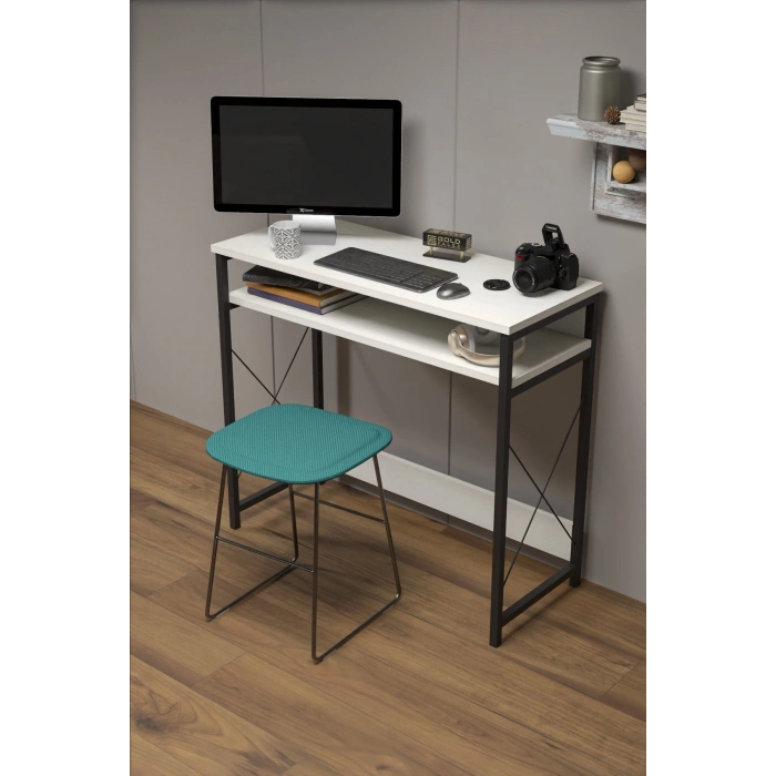 Çalışma Masası Beyaz 90 cm