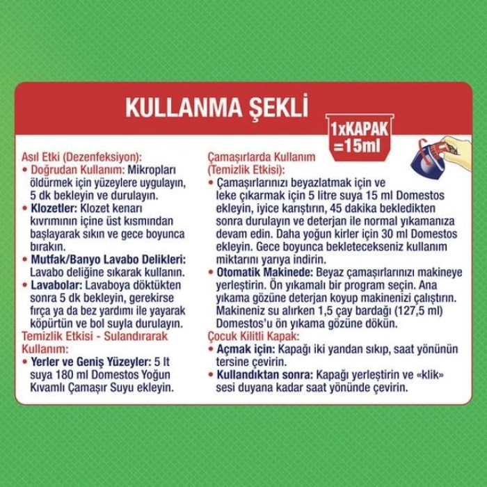 Çamaşır Suyu 750 ML Dağ Esintisi 1 Adet