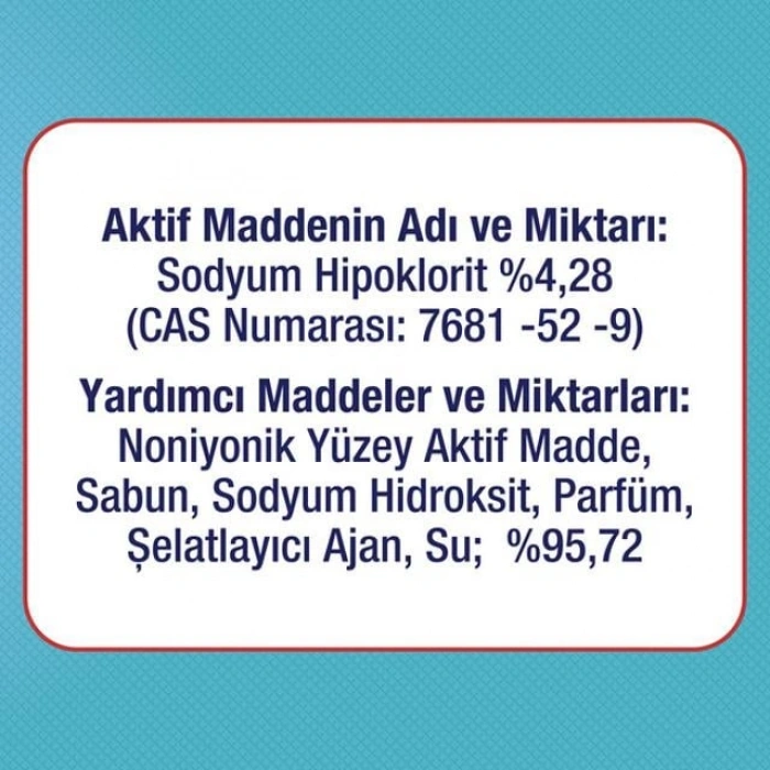 Çamaşır Suyu 750 ML Okaliptus 1 Adet