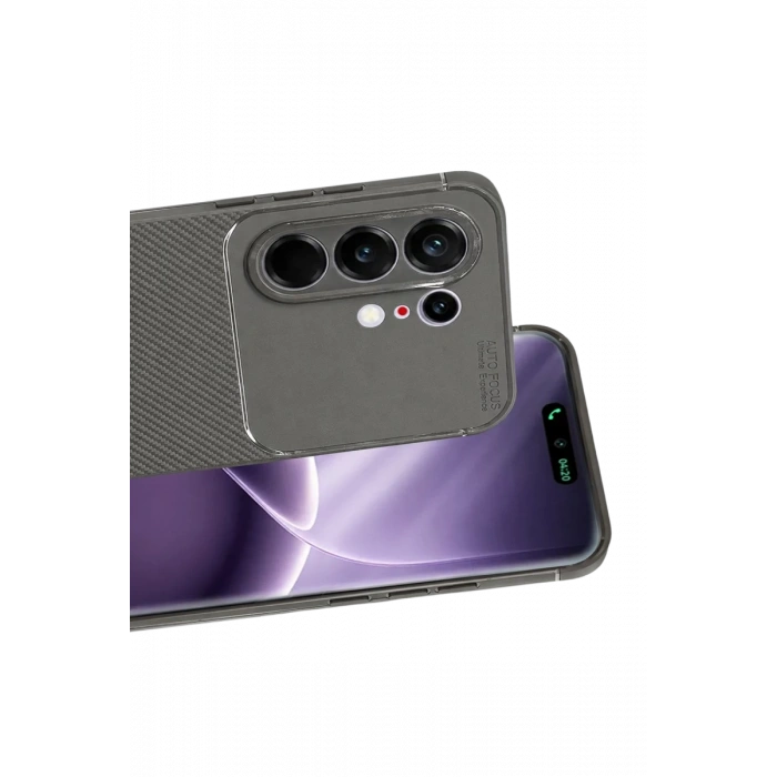 Tecno Camon 50 Pro 5G Auto Focus Karbon Kapak - Gri