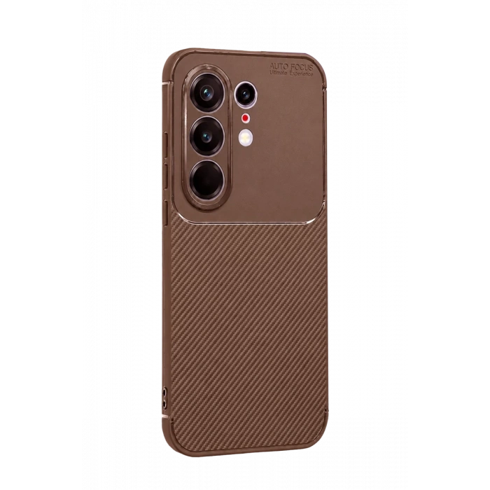 Tecno Camon 50 Pro 5G Auto Focus Karbon Kapak - Kahverengi