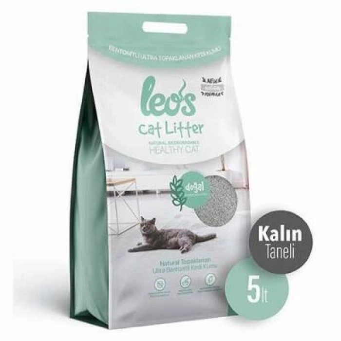 Cat Litter Doğal Bentonit Kalın Taneli Kedi Kumu 5 Lt