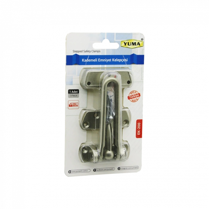Çelik Kapı Emniyet Kelepçe (Krom) 60 mm