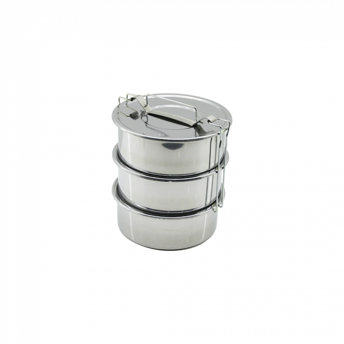 Çelik Sefer Tası 18 cm - 3lü Set