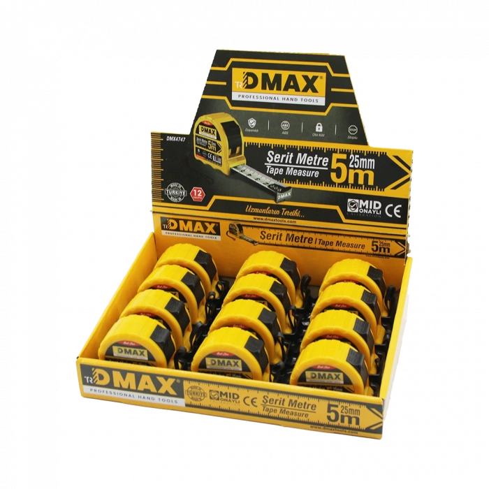 Çelik Şerit Metre 5 m x 25 mm (1 Adet)