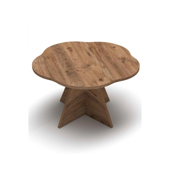 Çiçek Orta Sehpa Kahverengi 70 cm