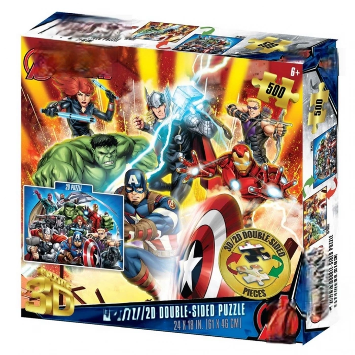 Çift Taraflı Puzzle 500 Parça