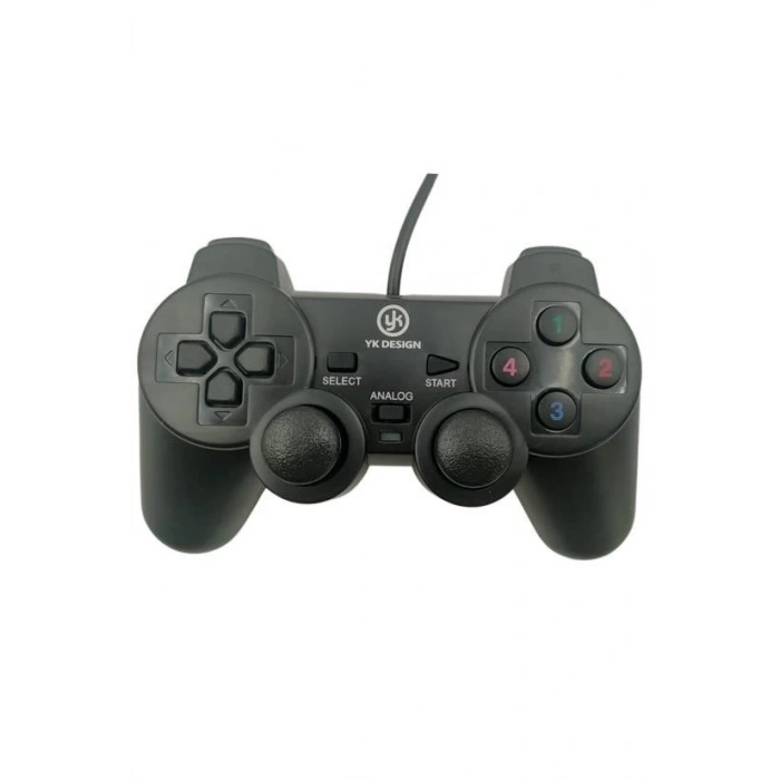Çift Titreşimli Usb Kablolu Oyun Kolu Pc Uyumlu Vibration Gamepad