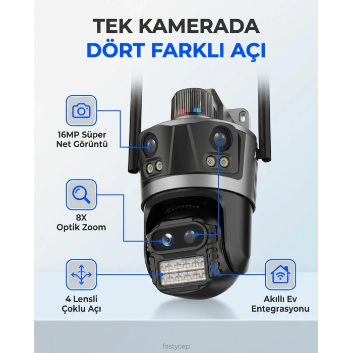 CMR57 8K 16MP 4 Lens ? 3 Ekran
